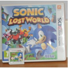 Sonic Lost World Nintendo 3DS Game In Great Condition Boxed With Manual