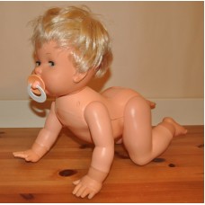 Vintage 1988 Oopsie Daisy Battery Op Crawling Doll By Irwin Kids Toy Working 