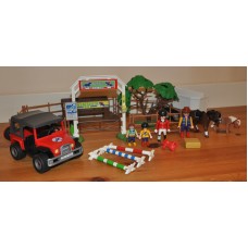 Playmobil 4185 Dressage & Show Jumping Set Figures Horses Bundle Kids Toys