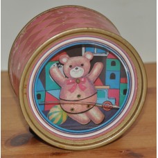 Vintage Dancing Bear Musical Box By Ikecho Approx 9cm Tall In Working Order 