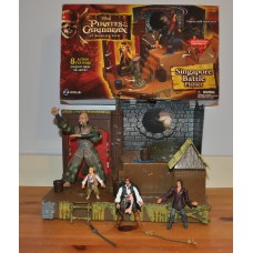 Disney Pirates of Caribbean At Worlds End Singapore Battle Playset Figures Toys