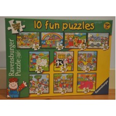 Ravensburger 10 In A Box Jigsaw Puzzles Bumper Puzzle Pack BNIB Kids Toys
