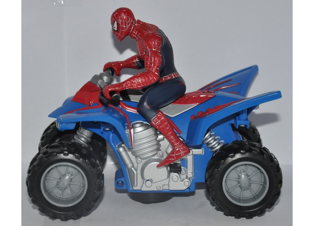 Spider Man Action Figure & Motorbike / Bike 2007 Marvel 